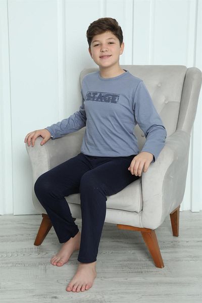 Celira Boy's Combed Cotton Pajama Set 20411