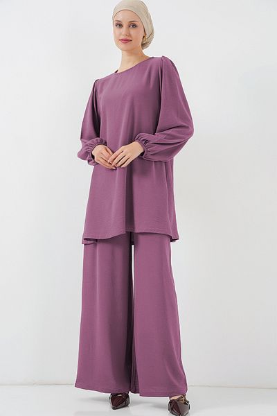 Bigdart Ayrobin Tunic Παντελόνι Κάτω Σετ 6712 - Σκούρο Λιλά