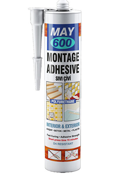 Genel Markalar MAY600 PU SIVI ÇİVİ ŞEFFAF 300ML