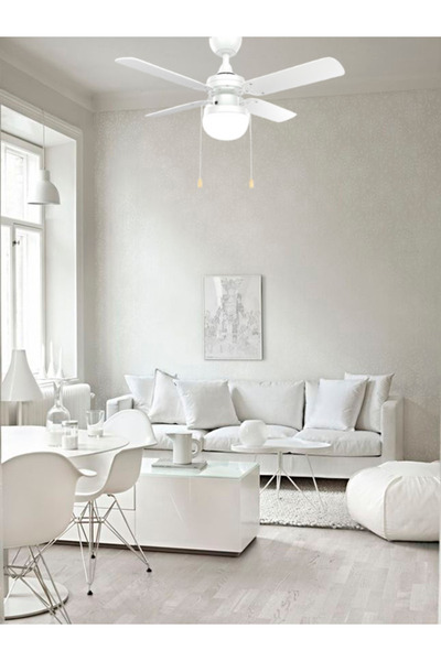 FANCİUM Fancium DKF-401 Beyaz Aydınlatmalı Tavan Vantilatörü