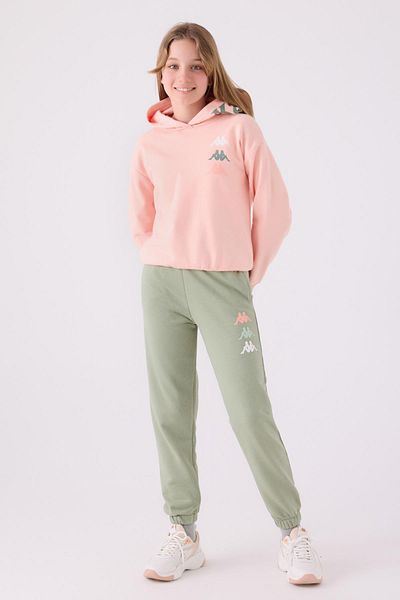 Kappa سويت شيرت للأطفال من Light Salmon 361X17W