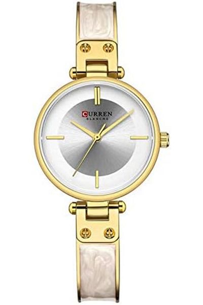 Curren 9058 Women Quartz Movement Watches Ladies Simple Bracelet Wrist Watches