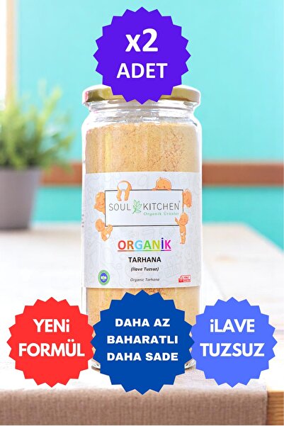 Soul Kitchen Organik Ürünler Organik Sertifikalı Tarhana Cam Kavanoz 350 g 2’...