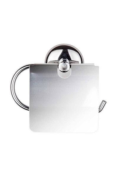 Homelux Metal Toilet Paper Holder, Silver