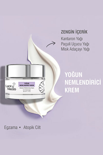 Luce & Mazzo Yoğun Nemlendirici Krem 50 ml Organik Içerikli, Aromatik Yağlı, ...