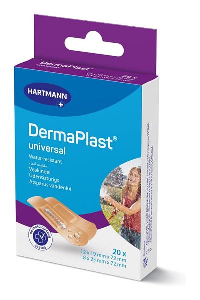 DermaPlast ضمادات عالمية (مقاسين) 20 قطعة