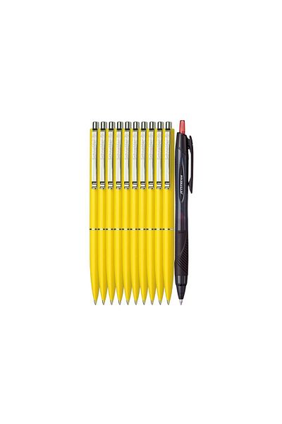 SCHNEIDER Premium Set-10 Schneider Retractable Pens-Yellow, Blue Writing and Jetstream Pen