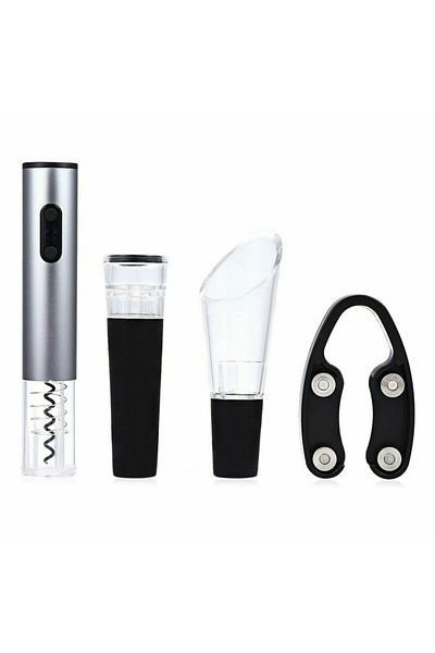 OEM 4-piece gift set, electric corkscrew with wine accessories