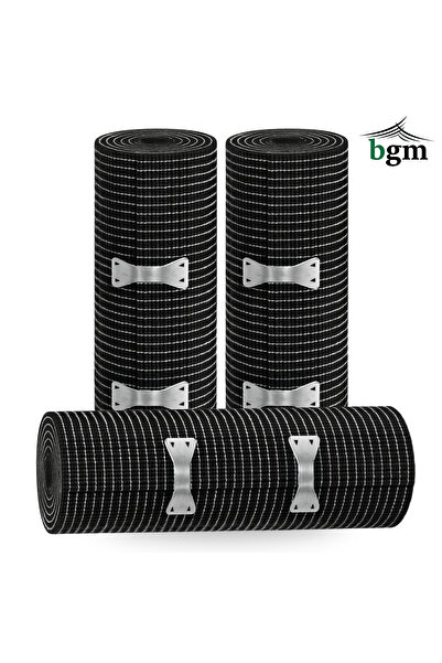 bgm Premium Siyah Elastik Bandaj 20 cm -3 Adet- Yüksek Kalite Esneklik ve Dayanıklılık