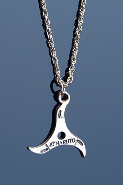Rua Jewelry Anime Naruto Shuriken Konoha Kolye Burgu Zincirli