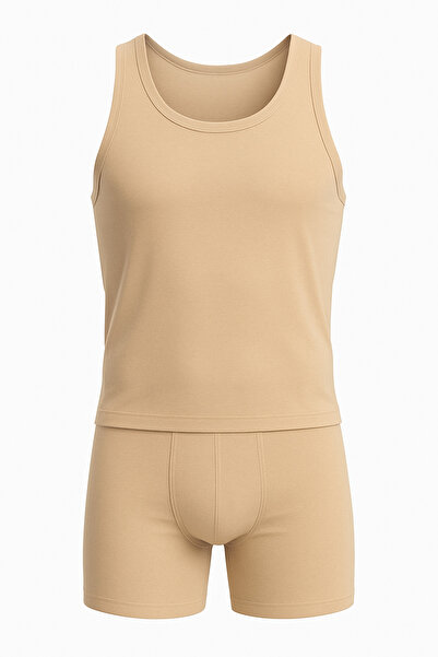 Fanilam Yıldız Ανδρικό Σετ Μπόξερ Μπόξερ Μπαμπού Λύκρα - Αντιιδρωτικό Αναπνεύσιμο Ύφασμα