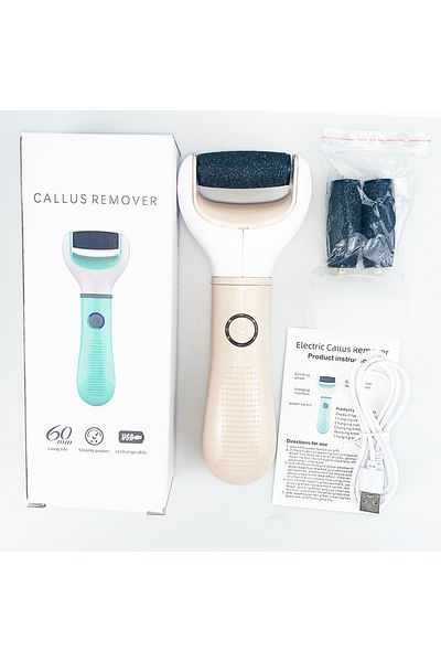 Choice Pink Auto Wireless Electric Foot Grinder Removal Dead Skin Calluses Cracks Hard Skin Pedicure Care T