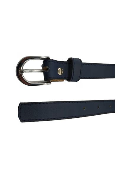 OEM Curea de Dama, Piele Naturala, Latime 2 cm, Bleumarin