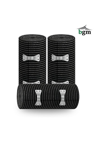 bgm Premium Siyah Elastik Bandaj 10 cm -3 Adet- Yüksek Kalite Esneklik ve Day...