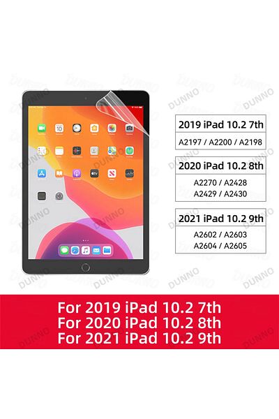 Choice 7th 8th 9th 10.2 2pcs for iPad Air 2024 Pro 11/13 M4 Screen Protector Film Paper Feel Matte PET Pai