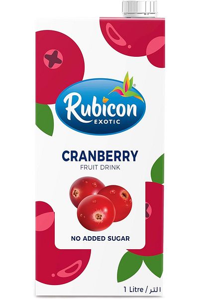 Rubicon Exotic Fruit Drink Cranberry 1Litre