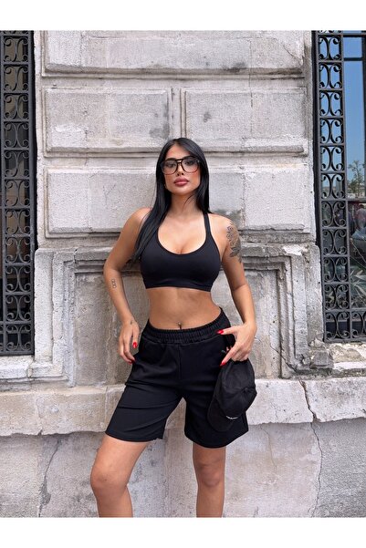 QZE Bel Lastikli Rahat Şort