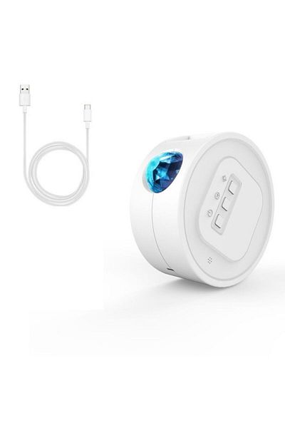 OEM Proiector Smart Sky cu stele, alb, lumini laser, proiector de lună și constelații