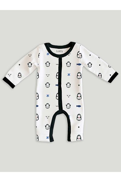 luay 100% Cotton Full Sleeves Printed Baby Romper,Bodysuit Jumpsuit for Baby Girls & Baby Boy 9-12 M