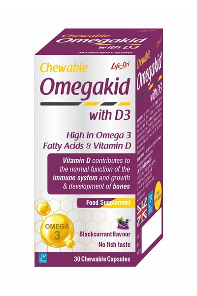 lifeon Life On Chewable Omega Kid 30 Capsules