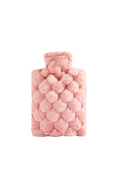 OEM Incalzitor de maini, roz, 1000 ml, PVC, 26 x 16.5 cm, model ananas, atragator si functional