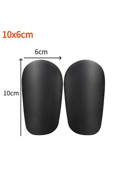 MOJOYCE 20 Pairs Black 10x6cm 1-10Pairs Shin Pads Wear-resistant Shock Absorbing Mini Soccer Leg Protector F