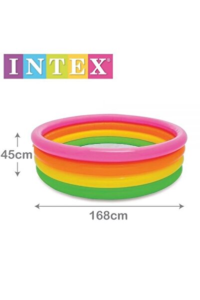 Intex Sunset Glow 4-ring Inflatable Kids Pool