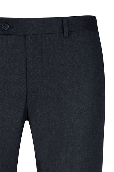Hatemoğlu Тъмносини панталони Slim Fit с джобове от плат