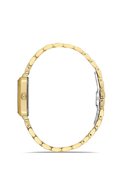 DAVID GUNER SARI KAPLAMALI YEŞİL KADRANLI KADIN KOL SAATİ DG-8725LA-B10