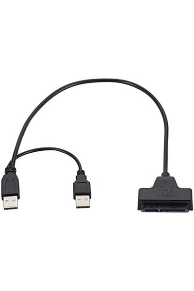 Generic Fujishka USB 2.0 SATA 7+15 Pin Cable Adapter for 2.5 inch Hard Drive for Laptop and Computer