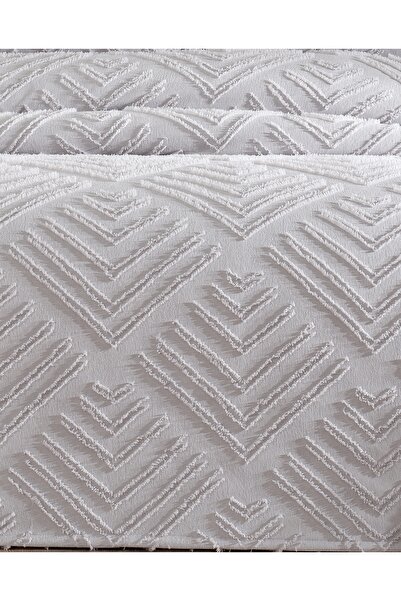 Elvira Home Collection Eh Çİft Kişilik 3 Parça İskandinav Yatak Örtüsü Seti-Yatak Örtüsü Takımı-Pike Takımı Günlük Çeyizlik