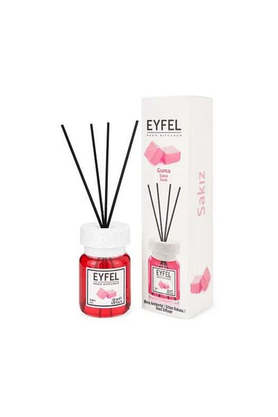 Eyfel Room Air Freshener With Sticks 120ml, Gum,
