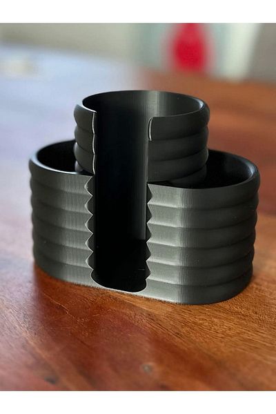 3dmakers 3D Printing Cotton and Ear Swab Organizer - Bathroom Organizer