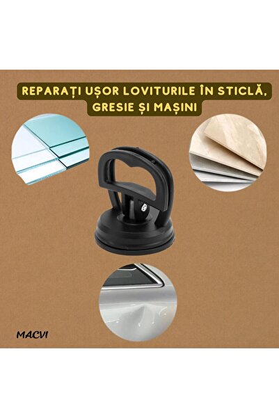 MACVI Macvi® powerful suction cup for removing car dents, large car bodies, diameter 12 cm