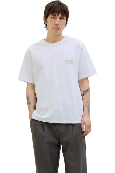 Jack & Jones Tricou JACK &JONES Hydra Photo - 12276825-Bright White
