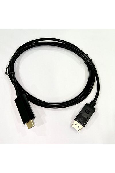 Generic Fujishka DisplayPort to HDMI Cable (DP) Male Adapter for Computers, HDTVs, Monitors, and Projectors
