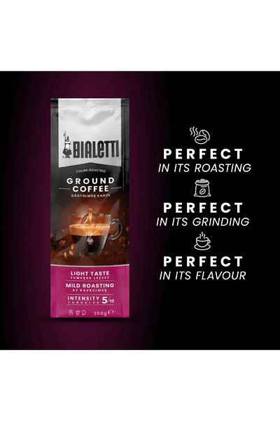 Bialetti Delicato Ground Coffee - 4 Pieces 250 Gr