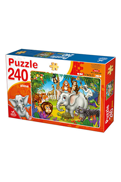 D-Toys Animale sălbatice - Puzzle pentru copii 240 de piese