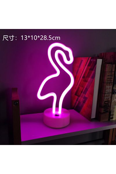 Choice Flamingo Neon Sign Usb Led Decoration Unicorn Flamingo Lamp Moon Rainbow For Home Kid Room Bedside N