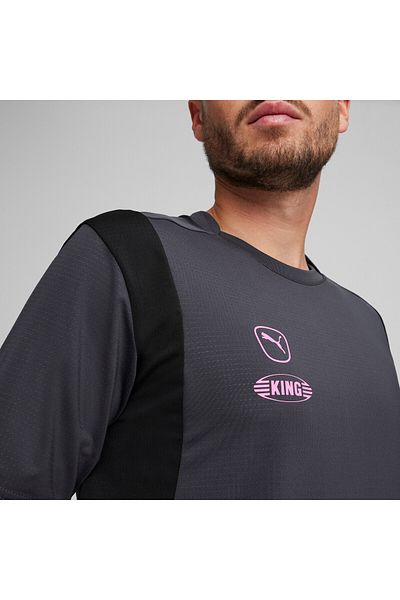 Puma Mens King Pro Football Jersey Top - Gray
