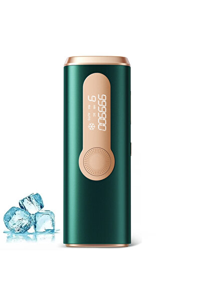 Choice8 جهاز إزالة الشعر بالليزر بتقنية IPL، مزود بقابس أوروبي أخضر، تبريد با...