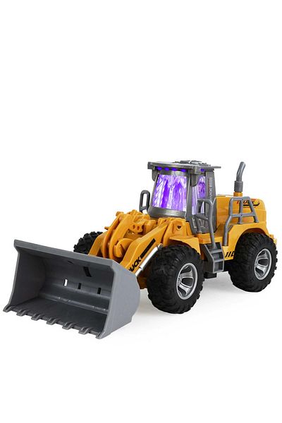 Pitikot Pitikot® Toy Backhoe Loader with RC Remote Control for Kids with Front Loader