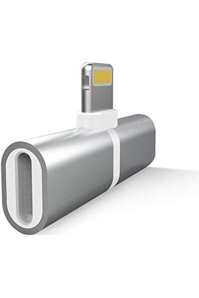 Other Lightning Male to Dual Lightning Female OTG Adapter – T-Shaped – for Audio and Charging