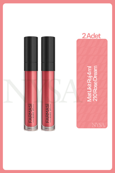 Farmasi Mat Likit Ruj 4 ml 210 Rose Dream - 2 Adet