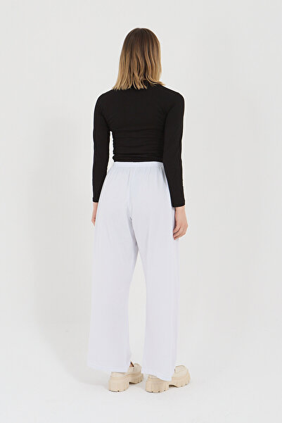 ROVİ BEYAZ ETEKLİ PANTOLON