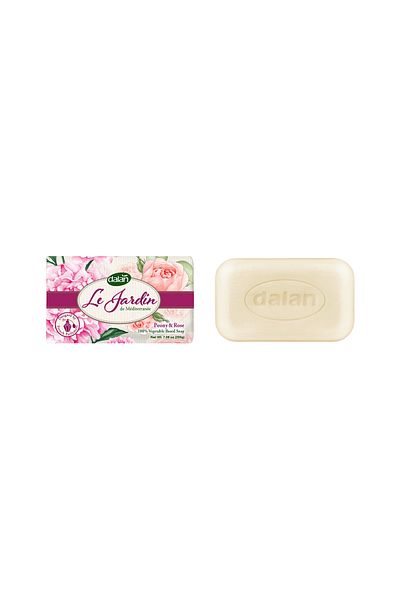 Dalan Le Jardin 100% Vegetable Soap Peony&rose, 200gr