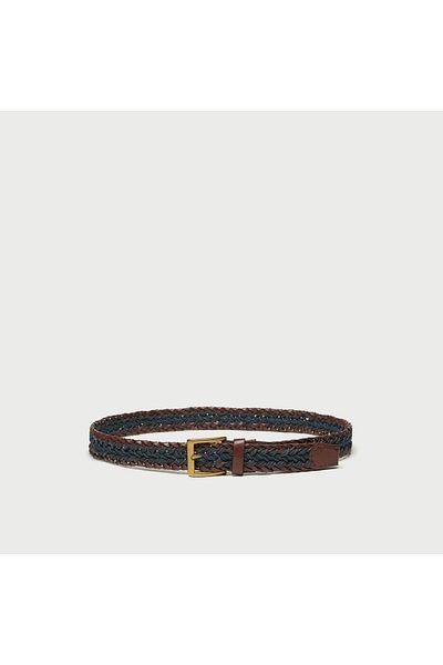 FAV Textured Leather Belt with Pin Buckle Closure