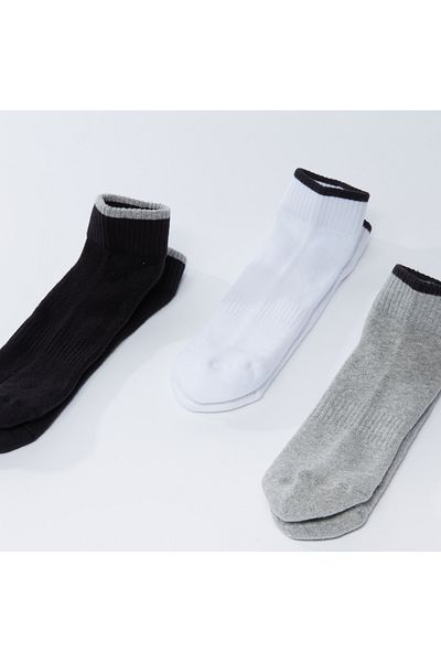 FAV Ribbed Ankle Length Socks - Set of 3