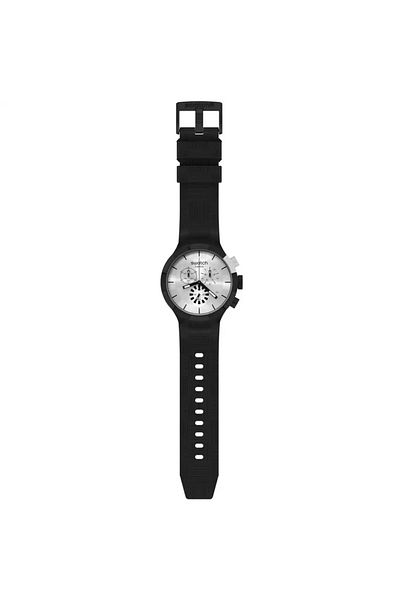 Swatch Men’s Analogue Quartz Movement Watch with Polymer 47mm Case and Silicone Bracelet