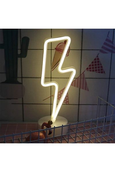 Choice lightning Neon Sign USB LED Decoration Unicorn Flamingo Lamp Moon Rainbow For Home Kid Room Bedside